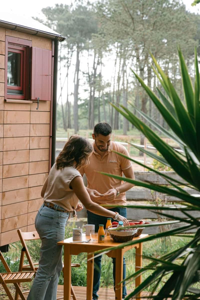 Roulottes Cocooning Au Coeur Des Landes Otel Mées Dış mekan fotoğraf
